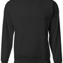 A4 Mens Sprint Tech Fleece Crewneck Sweatshirt - Black