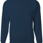 A4 Mens Sprint Tech Fleece Crewneck Sweatshirt - Navy Blue