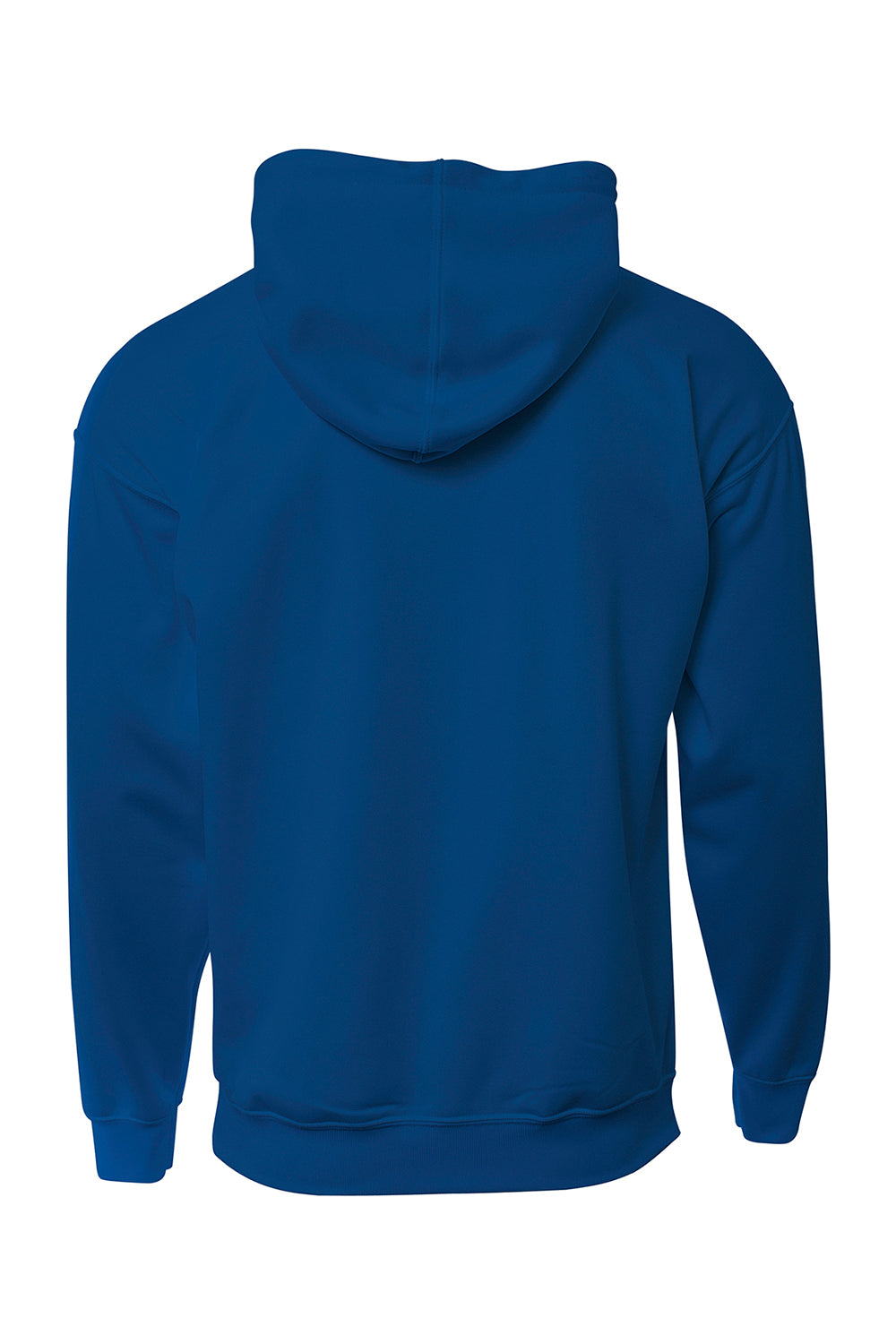 A4 N4279 Mens Sprint Tech Fleece Hooded Sweatshirt Navy Blue Flat Back