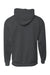 A4 N4279 Mens Sprint Tech Fleece Hooded Sweatshirt Graphite Grey Flat Back