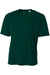 A4 NB3142 Youth Performance Moisture Wicking Short Sleeve Crewneck T-Shirt Forest Green Flat Front