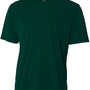 A4 Youth Performance Moisture Wicking Short Sleeve Crewneck T-Shirt - Forest Green