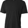 A4 Youth Performance Moisture Wicking Short Sleeve Crewneck T-Shirt - Black