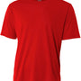 A4 Youth Performance Moisture Wicking Short Sleeve Crewneck T-Shirt - Scarlet Red