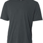 A4 Youth Performance Moisture Wicking Short Sleeve Crewneck T-Shirt - Graphite Grey