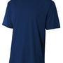 A4 Youth Sprint Performance Moisture Wicking Short Sleeve Crewneck T-Shirt - Navy Blue