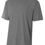 A4 Youth Sprint Performance Moisture Wicking Short Sleeve Crewneck T-Shirt - Graphite Grey