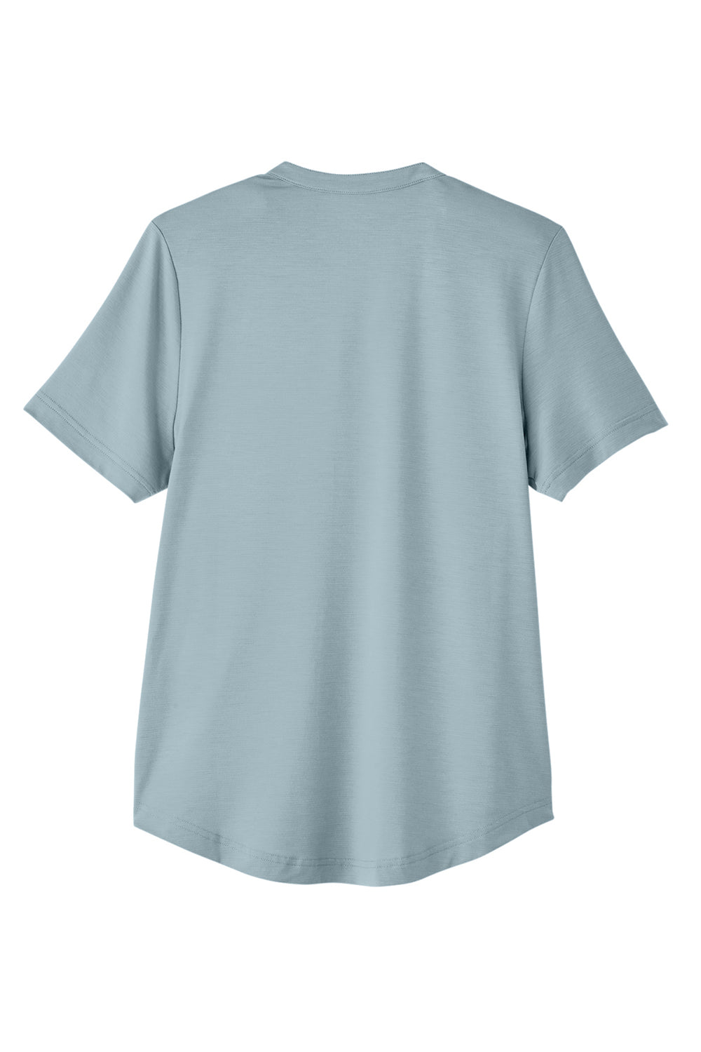 North End NE100W Womens Jaq Performance Moisture Wicking Short Sleeve Polo Shirt Opal Blue Flat Back