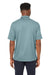 North End NE102 Mens Replay Recycled Moisture Wicking Short Sleeve Polo Shirt Opal Blue Model Back