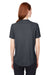 North End NE102W Womens Replay Recycled Moisture Wicking Short Sleeve Polo Shirt Carbon Grey Model Back