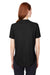 North End NE102W Womens Replay Recycled Moisture Wicking Short Sleeve Polo Shirt Black Model Back