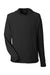 North End NE105 Mens Jaq Stretch Performance Moisture Wicking Long Sleeve Hooded T-Shirt Hoodie Black Flat Front