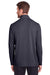 North End NE400 Mens Jaq Performance Moisture Wicking Long Sleeve Polo Shirt Carbon Grey Model Back