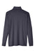 North End NE400 Mens Jaq Performance Moisture Wicking Long Sleeve Polo Shirt Carbon Grey Flat Back