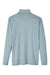North End NE400 Mens Jaq Performance Moisture Wicking Long Sleeve Polo Shirt Opal Blue Flat Back