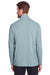 North End NE400 Mens Jaq Performance Moisture Wicking Long Sleeve Polo Shirt Opal Blue Model Back
