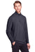 North End NE400 Mens Jaq Performance Moisture Wicking Long Sleeve Polo Shirt Carbon Grey Model 3q
