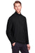 North End NE400 Mens Jaq Performance Moisture Wicking Long Sleeve Polo Shirt Black Model 3q