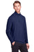 North End NE400 Mens Jaq Performance Moisture Wicking Long Sleeve Polo Shirt Classic Navy Blue Model 3q