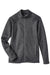 North End NE712W Womens Flux 2.0 Fleece Water Resistant Full Zip Jacket Heather Black/Carbon Grey Flat Front