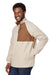 North End NE713 Mens Aura Sweater Fleece 1/4 Zip Sweatshirt w/ Pockets Heather Oatmeal/Teak Model 3q