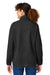 North End NE713W Womens Aura Sweater Fleece 1/4 Zip Sweatshirt w/ Pockets Black Model Back