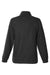 North End NE713W Womens Aura Sweater Fleece 1/4 Zip Sweatshirt w/ Pockets Black Flat Back