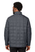 North End NE721 Mens Aura Water Resistant Full Zip Jacket Carbon Grey Model Back