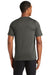 New Era NEA200 Mens Series Performance Jersey Moisture Wicking Short Sleeve Crewneck T-Shirt Graphite Grey Model Back