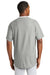 New Era NEA220 Mens Diamond Era Moisture Wicking Short Sleeve Jersey Grey Model Back