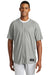 New Era NEA220 Mens Diamond Era Moisture Wicking Short Sleeve Jersey Grey Model Front