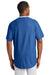 New Era NEA220 Mens Diamond Era Moisture Wicking Short Sleeve Jersey Royal Blue Model Back