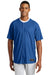 New Era NEA220 Mens Diamond Era Moisture Wicking Short Sleeve Jersey Royal Blue Model Front