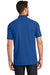 New Era NEA300 Mens Venue Home Plate Moisture Wicking Short Sleeve Polo Shirt Royal Blue Model Back