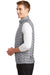 The North Face NF0A3LHD Mens ThermoBall Trekker Water Resistant Full Zip Vest Mid Grey Model Side