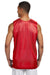A4 NF1270 Mens Reversible Mesh Moisture Wicking Tank Top Scarlet Red Model Back