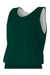 A4 NF1270 Mens Reversible Mesh Moisture Wicking Tank Top Forest Green Flat Front