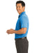 Nike NKAA1854 Mens Prime Dri-Fit Moisture Wicking Short Sleeve Polo Shirt Photo Blue Model Side