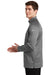 Nike NKAH6254 Mens Therma-Fit Moisture Wicking Fleece 1/4 Zip Sweatshirt Heather Grey Model Side