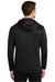 Nike NKAH6259 Mens Therma-Fit Moisture Wicking Fleece Full Zip Hooded Sweatshirt Hoodie w/ Pockets Black Model Back