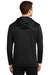 Nike NKAH6259 Mens Therma-Fit Moisture Wicking Fleece Full Zip Hooded Sweatshirt Hoodie Black Model Back