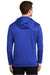 Nike NKAH6259 Mens Therma-Fit Moisture Wicking Fleece Full Zip Hooded Sweatshirt Hoodie w/ Pockets Game Royal Blue Model Back