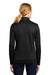 Nike NKAH6260 Womens Therma-Fit Moisture Wicking Fleece Full Zip Sweatshirt Black Model Back