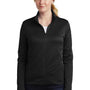 Nike Womens Therma-Fit Moisture Wicking Fleece Full Zip Sweatshirt - Black