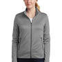 Nike Womens Therma-Fit Moisture Wicking Fleece Full Zip Sweatshirt - Heather Dark Grey