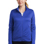 Nike Womens Therma-Fit Moisture Wicking Fleece Full Zip Sweatshirt - Game Royal Blue