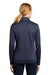 Nike NKAH6260 Womens Therma-Fit Moisture Wicking Fleece Full Zip Sweatshirt Midnight Navy Blue Model Back
