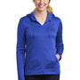Nike Womens Therma-Fit Moisture Wicking Fleece Full Zip Hooded Sweatshirt Hoodie w/ Pockets - Game Royal Blue