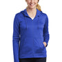 Nike Womens Therma-Fit Moisture Wicking Fleece Full Zip Hooded Sweatshirt Hoodie - Game Royal Blue