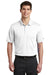 Nike NKAH6266 Mens Dri-Fit Moisture Wicking Short Sleeve Polo Shirt White Model Front